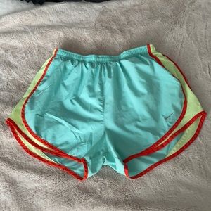 Colorful Dri-fit Nike running shorts